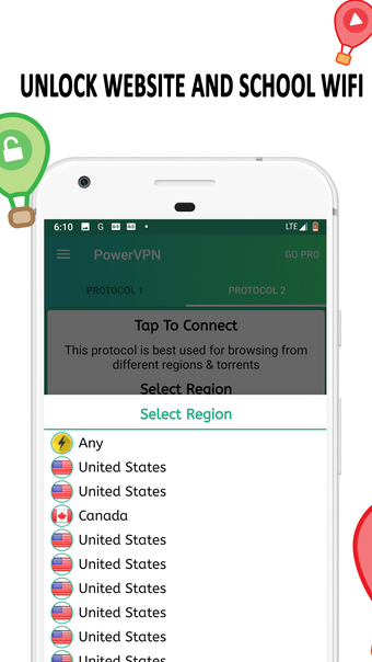 Image 3 for Free VPN : Power VPN  - F…
