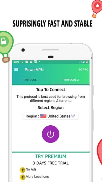 Image 1 for Free VPN : Power VPN  - F…