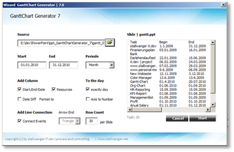 Image 0 for GanttChart Generator for …
