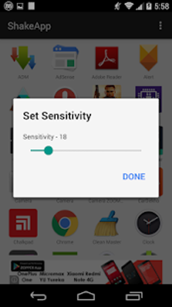Image 0 for Shake and Open App