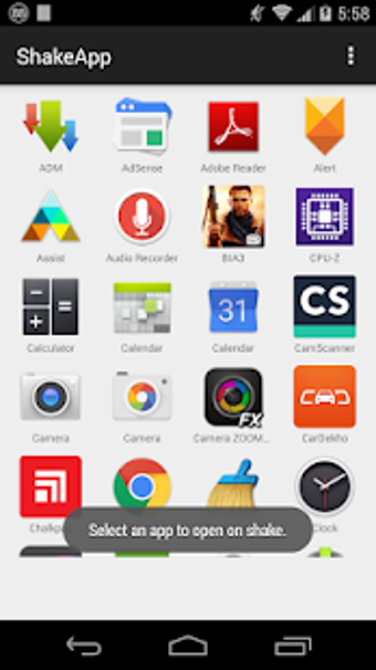 Image 1 for Shake and Open App