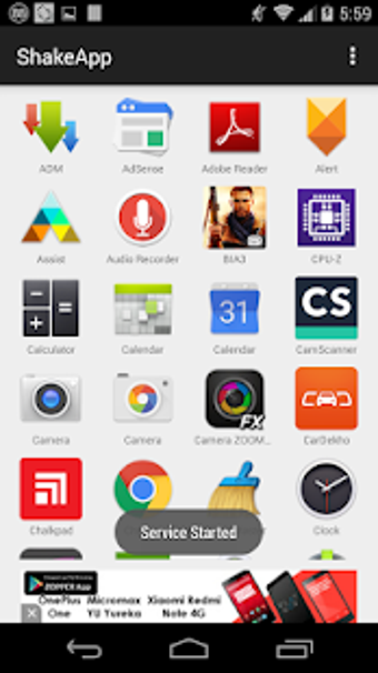 Image 0 for Shake and Open App