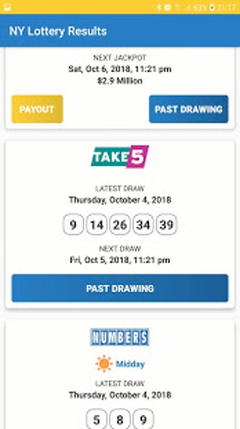 Imagen 1 para New York Lottery Results