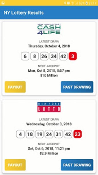 Imagen 0 para New York Lottery Results