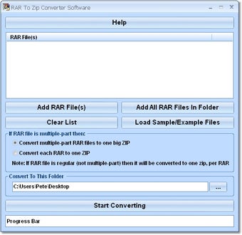 Imagen 0 para RAR To Zip Converter Soft…
