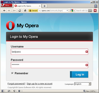 Image 0 for LastPass for Opera