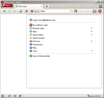 Image 1 for LastPass for Opera
