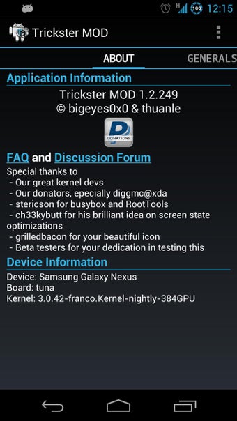 Imagen 2 para Trickster MOD Kernel Sett…