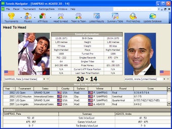 Image 0 for Tennis Navigator ATP Edit…