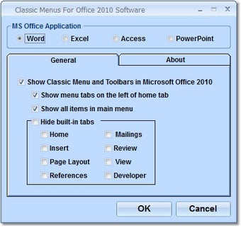 Imagen 0 para Classic Menus For Office …