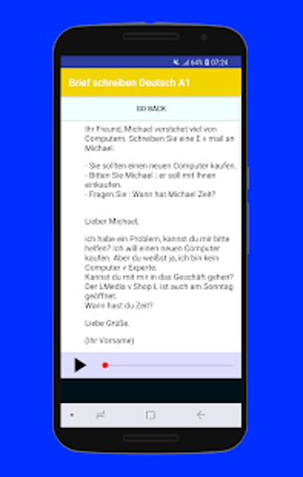 Image 0 for Brief schreiben Deutsch A…