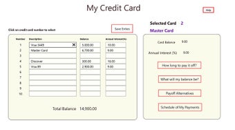 Imagen 1 para MyCreditCard for Windows …