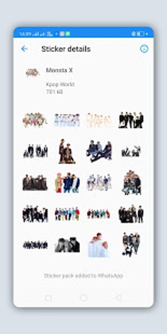 Imagen 2 para MONSTA X Stickers for Wha…