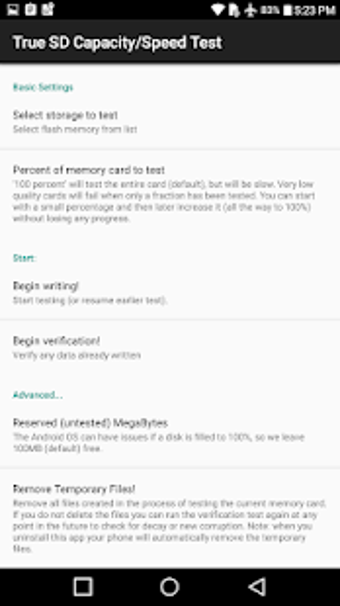 Image 1 for True SD Card Capacity & S…