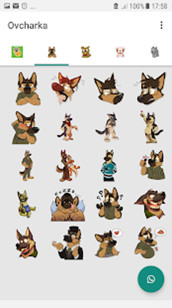 Image 1 for Dogs stickers WAStickerAp…
