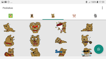 Image 2 for Dogs stickers WAStickerAp…