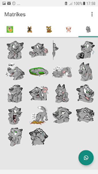 Image 0 for Dogs stickers WAStickerAp…