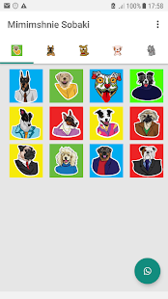 Image 3 for Dogs stickers WAStickerAp…