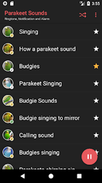 Image 2 for Appp.io - Parakeet Sounds