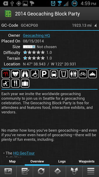 Image 6 for GCDroid Pro Key - Geocach…