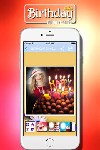 Image 0 for Birthday Cake Photo Frame…