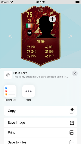 Imagen 0 para FUT Card Creator 17