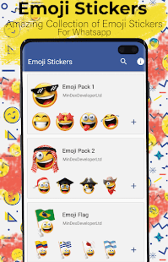 Image 1 for Emoji Stickers For Whatsa…