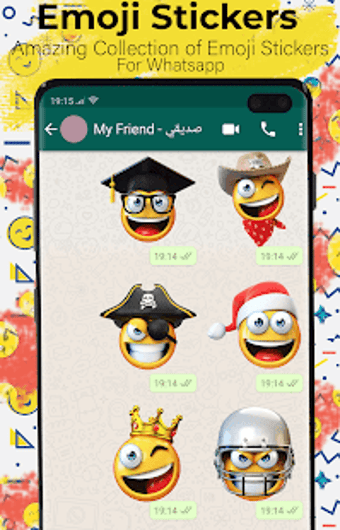 Image 2 for Emoji Stickers For Whatsa…