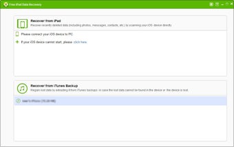 Imagen 1 para Free iPad Data Recovery