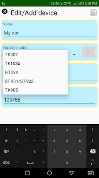 Imagen 1 para GPS Car Tracker Setting S…