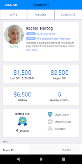 Imagen 2 para DonorPerfect Mobile