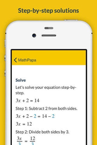 Image 1 for MathPapa - Algebra Calcul…