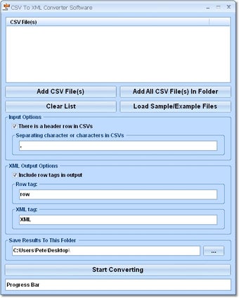 Imagen 0 para CSV To XML Converter Soft…