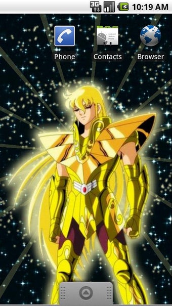 Imagen 1 para Gold Saint Live Wallpaper