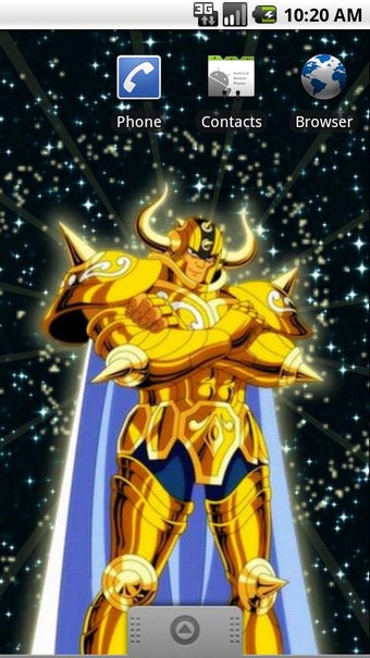 Imagen 1 para Gold Saint Live Wallpaper