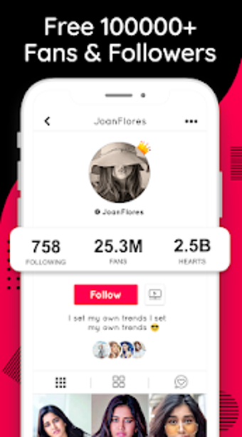 Imagen 1 para TikBoost : TikTok Likes a…