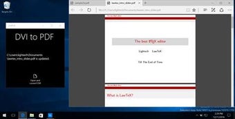 Image 1 for DVI to PDF Converter for …