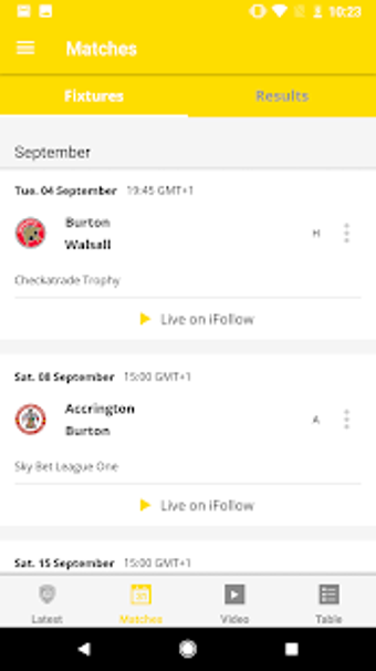 Image 1 for Burton Albion Official Ap…
