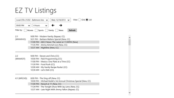 Imagen 0 para EZ TV Listings for Window…
