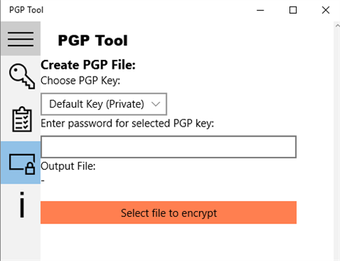 Image 0 for PGP Tool for Windows 10