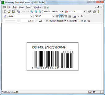 Image 0 for Monterey Barcode Creator