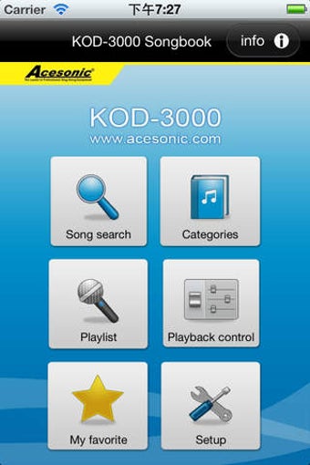 Image 0 for Acesonic KOD3000 Songbook