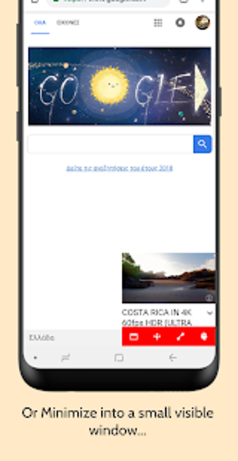 Imagen 1 para Minimizer for YouTube Cla…