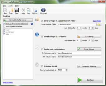 Image 0 for MySQL Backup FTP
