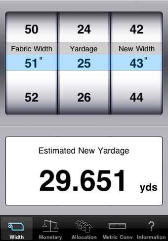 Image 0 for Fabric Calc