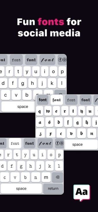 Imagen 1 para FontKey - Fonts for Socia…