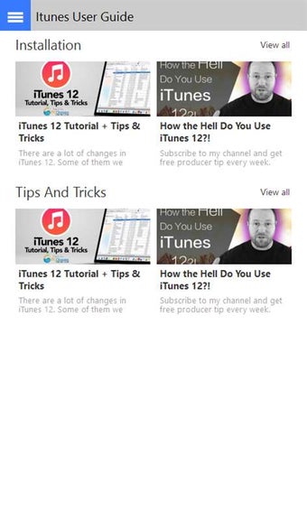 Image 1 for iTunes :User Guide for Wi…