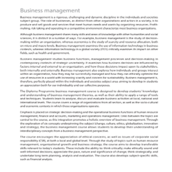 Image 1 for Business Management