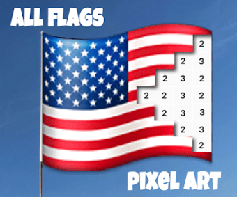 Image 2 for Coloring Flags Pixel Art