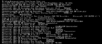 Image 0 for DTM OLE DB Provider List